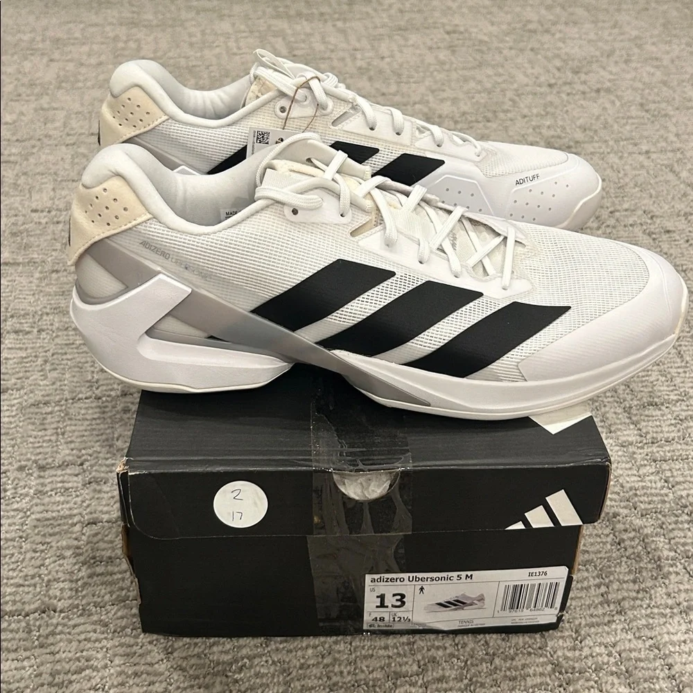 adidas ADIZERO UBERSONIC 5 TENNIS SHOES 13